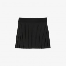 SAIA SHORTS LACOSTE PLISSADA ULTRA DRY - PRETO SAIA SHORTS LACOSTE PLISSADA ULTRA DRY - PRETO